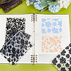 4Pcs 4 Styles Plastic Embossing Folders DIY-CP0008-86-3
