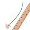 Acrylic and Glass Seed Beads Bookmarks AJEW-MZ00010-4