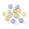  Jewelry 12Pcs 6 Style Transparent Handmade Blown Glass Globe Beads GLAA-PJ0001-03-9