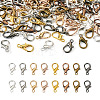 Beadthoven 120Pcs 8 Colors Zinc Alloy Lobster Claw Clasps FIND-BT0001-22-14