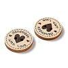 2-Hole Printed Wood Buttons WD-CBACBB7-03-3