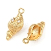 Ocean Theme Brass Micro Pave Cubic Zirconia Pendants KK-F902-08Q-G-2