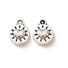 Tibetan Style Alloy Charms AL-CBA5212-05AS-1