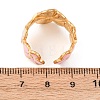 304 Stainless Steel Cuff Rings RJEW-D334-03G-3