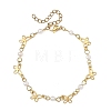 304 Stainless Steel & Shell Pearl Link Bracelets for Women BJEW-JB14096-3