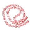 Synthetic Cherry Quartz Glass Beads Strands G-H349-A01-27-5