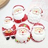 Christmas Opaque Resin Cabochons RESI-K030-03-1