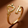 Brass Cuff Open Rings for Women WGE04FF-01-2