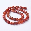 Natural Agate Beads Strands G-G754-06-8mm-3