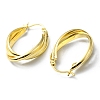 Rack Plating Brass Hoop Earrings EJEW-D055-20G-2