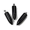 Synthetic Blue Goldstone Pointed Pendants G-F820-12D-1