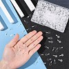 500Pcs Plastic Glue-on Flat Pad Bails KY-YW0002-14-5