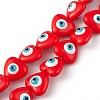 Evil Eye Resin Beads Strands RESI-F040-01F-1