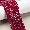 Natural & Dyed Malaysia Jade Bead Strands X-G-A146-8mm-A15-1