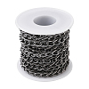 Aluminium Twisted Curb Chains CHA-TA0001-03B-30