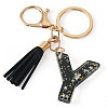 1Pc Resin Letter Keychains KEYC-TADJ0001-09Y-2