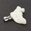 Natural Trochid Shell/Trochus Shell Pendants SSHEL-K027-14-3