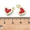 Brass Enamel Pendants KK-H259-11B-G01-3