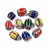 Handmade Millefiori Lampwork Beads LAMP-S197-027-1