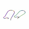 304 Stainless Steel Hoop Earrings Findings Kidney Ear Wires LS-X-STAS-N098-006-4