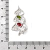 Brass Micro Pave Cubic Zirconia Pendants KK-L258-01P-A01-3