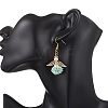 Resin Imitation Pearl Angel Dangle Earrings EJEW-JE06729-2
