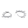 304 Stainless Steel Hoop Earrings Findings STAS-N092-192-3