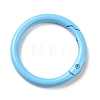 Spray Painted Alloy Spring Gate Rings PALLOY-K257-04-3