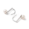 Natural Pearl Dangle Earrings for Women EJEW-C082-13C-P-2