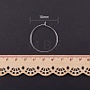 Brass Wine Glass Charm Rings Hoop Earrings KK-PH0028-01S-3