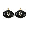 Natural Black Onyx(Dyed & Heated) Pendants KK-B157-42H-10-1