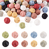  60Pcs 10 Colors Cube Food Grade Eco-Friendly Silicone Beads SIL-TA0001-54A-8