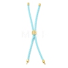 Twisted Nylon Cord Silder Bracelets DIY-B066-03G-09-1