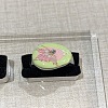 Brass Rhinestone Cuff Open Rings for Women WG7C087-06-1