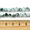 Electroplate Glass Beads Strands EGLA-K061-06A-HP01-4
