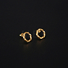 304 Stainless Steel Ring Stud Earring for Women KE1906-2