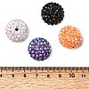 Halloween Theme Resin Rhinestone Beads RESI-L049-01C-4
