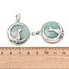Natural Amazonite Pendants GG-CBA0251-10J-P-3