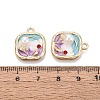 Alloy Enamel Pendants ENAM-N069-17KCG-03-3