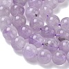 Natural Lavender Amethyst Beads Strands G-F306-11-10mm-01-4