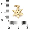 Brass Micro Pave Cubic Zirconia Pendants KK-I383-05G-06-3
