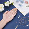 32Pieces DIY Blank Tags Pendant Necklaces Making Kits DIY-SC0015-45-3
