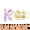UV Plating Transparent Acrylic Beads PACR-T017-13M-4
