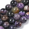 Natural Charoite Beads Strands G-C270-O03-12-2