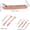 Unfinished Wooden Boat DIY-WH0051-73-2