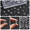 100Pcs Octagon Sew on Glass Rhinestone GLAA-SP0001-82A-02-5