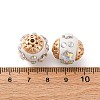 Handmade Resin Indonesia Round Beads IPDL-P005-22KCG-02-3