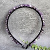 Natural Amethyst Hair Bands PW-WG1C09B-25-1