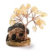 Resin & Natural Mixed Stone Model Ornament DJEW-Z001-01-3