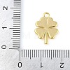 Cross Theme Real 18K Gold Plated Brass Micro Pave Clear Cubic Zirconia Pendants KK-L219-06G-01-3